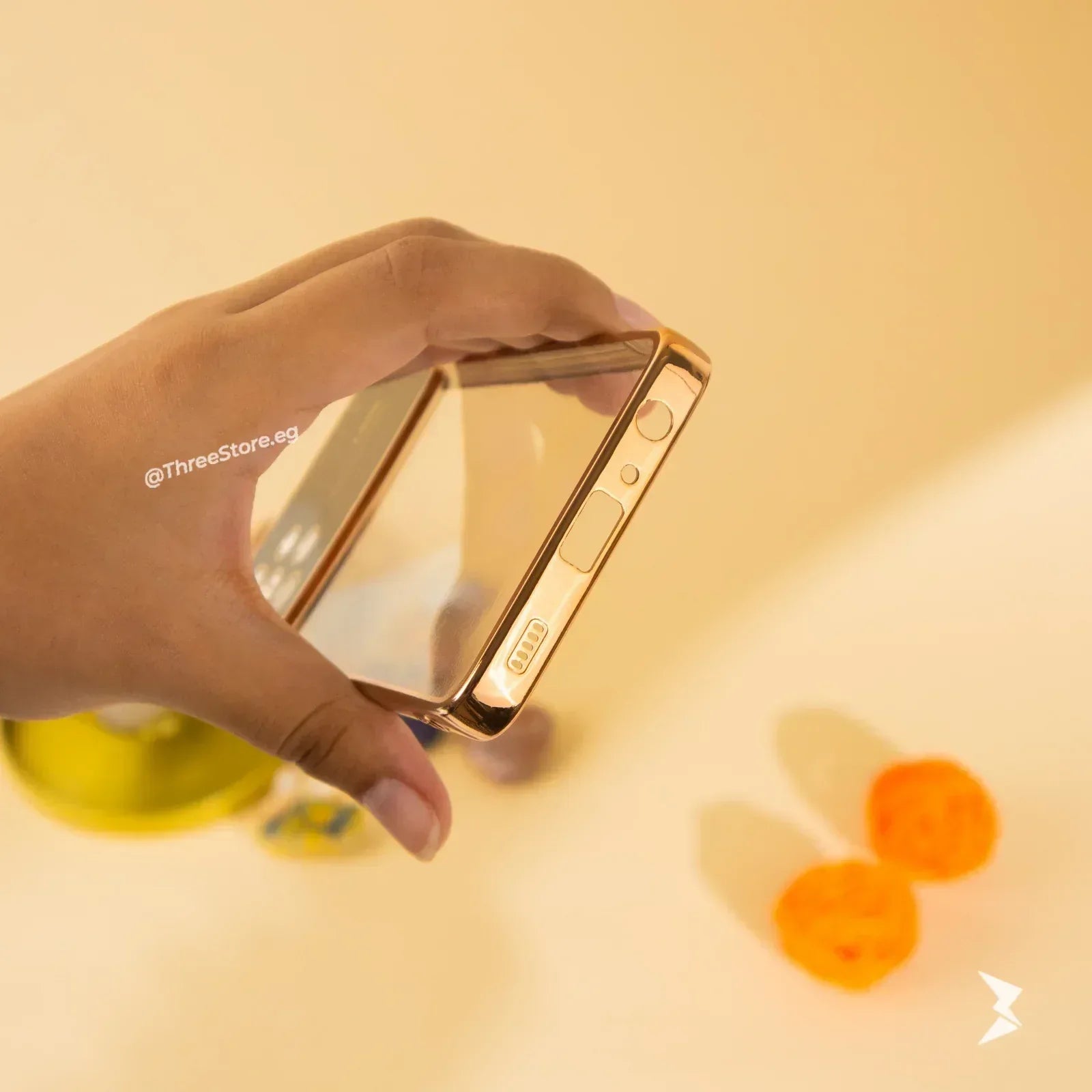 Large Window Transparent Case Samsung A52 - Three