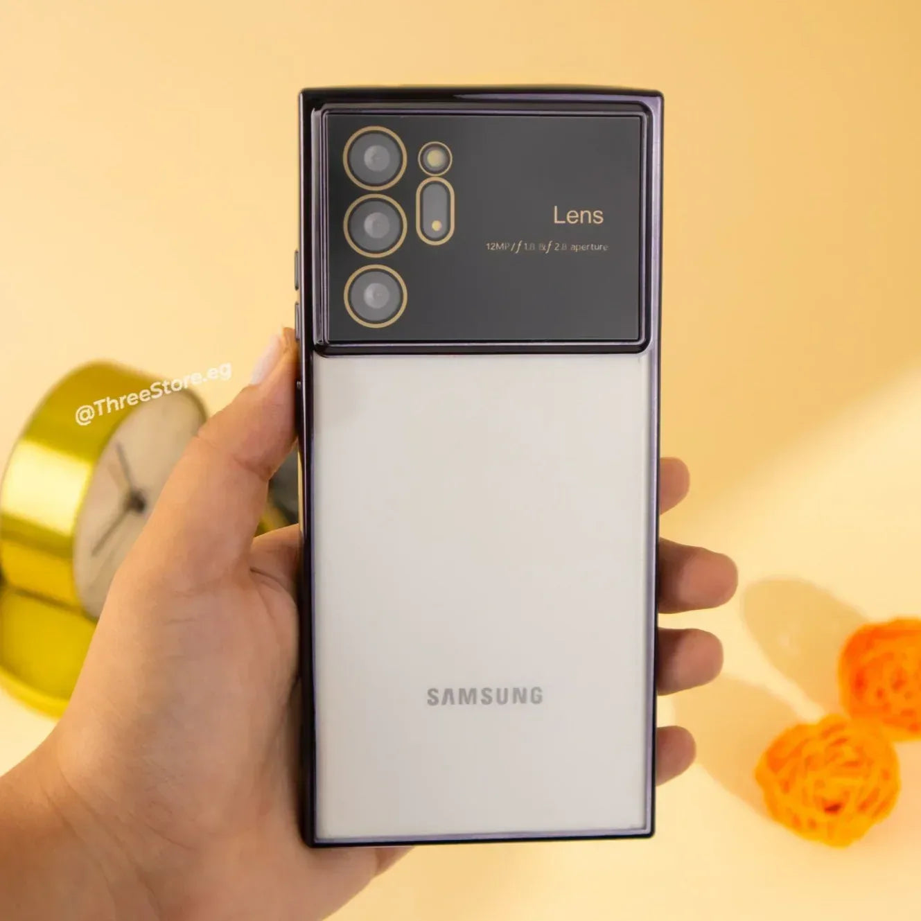 Large Window Transparent Case Samsung Note 20 Ultra - Three