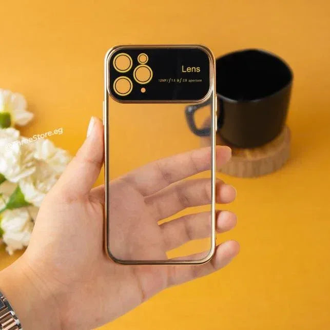 Large Window Transparent Case iPhone 11 Pro Max - Three