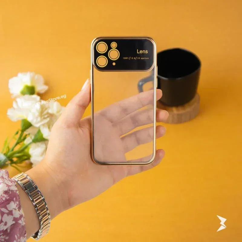 Large Window Transparent Case iPhone 11 Pro Max - Three