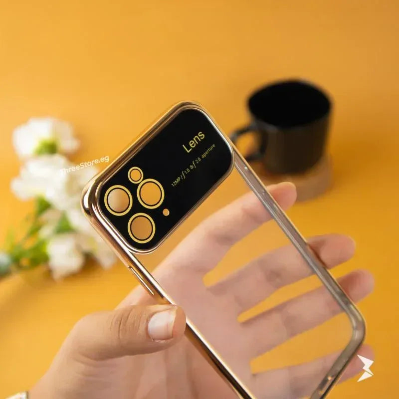 Large Window Transparent Case iPhone 11 Pro Max - Three