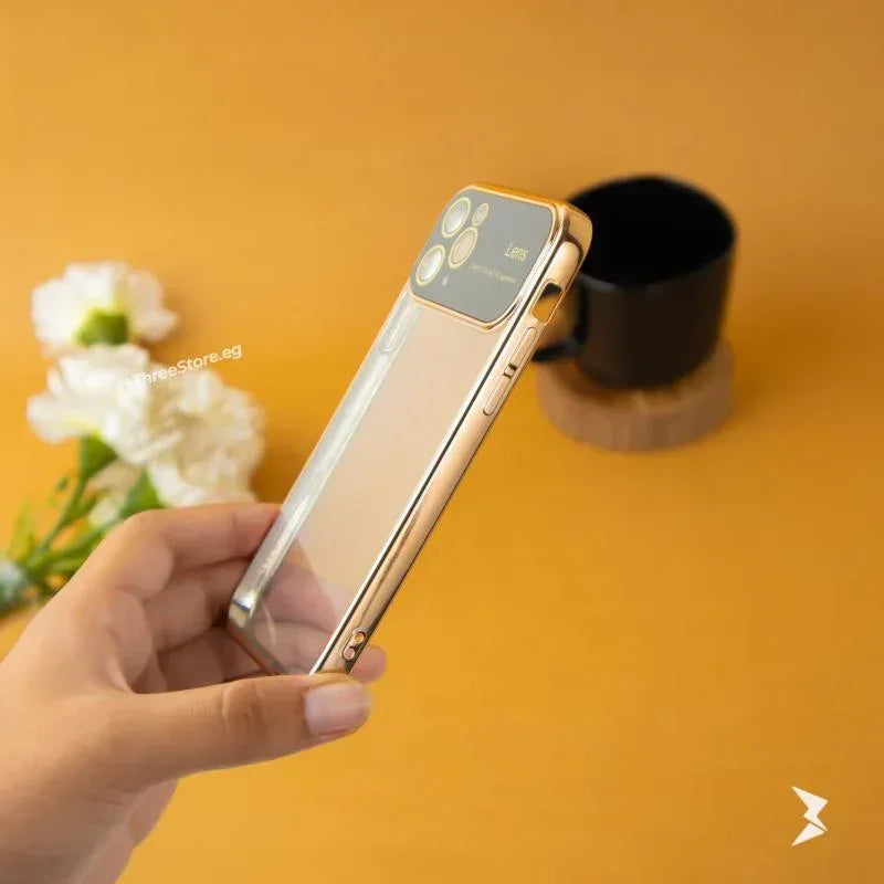 Large Window Transparent Case iPhone 11 Pro Max - Three