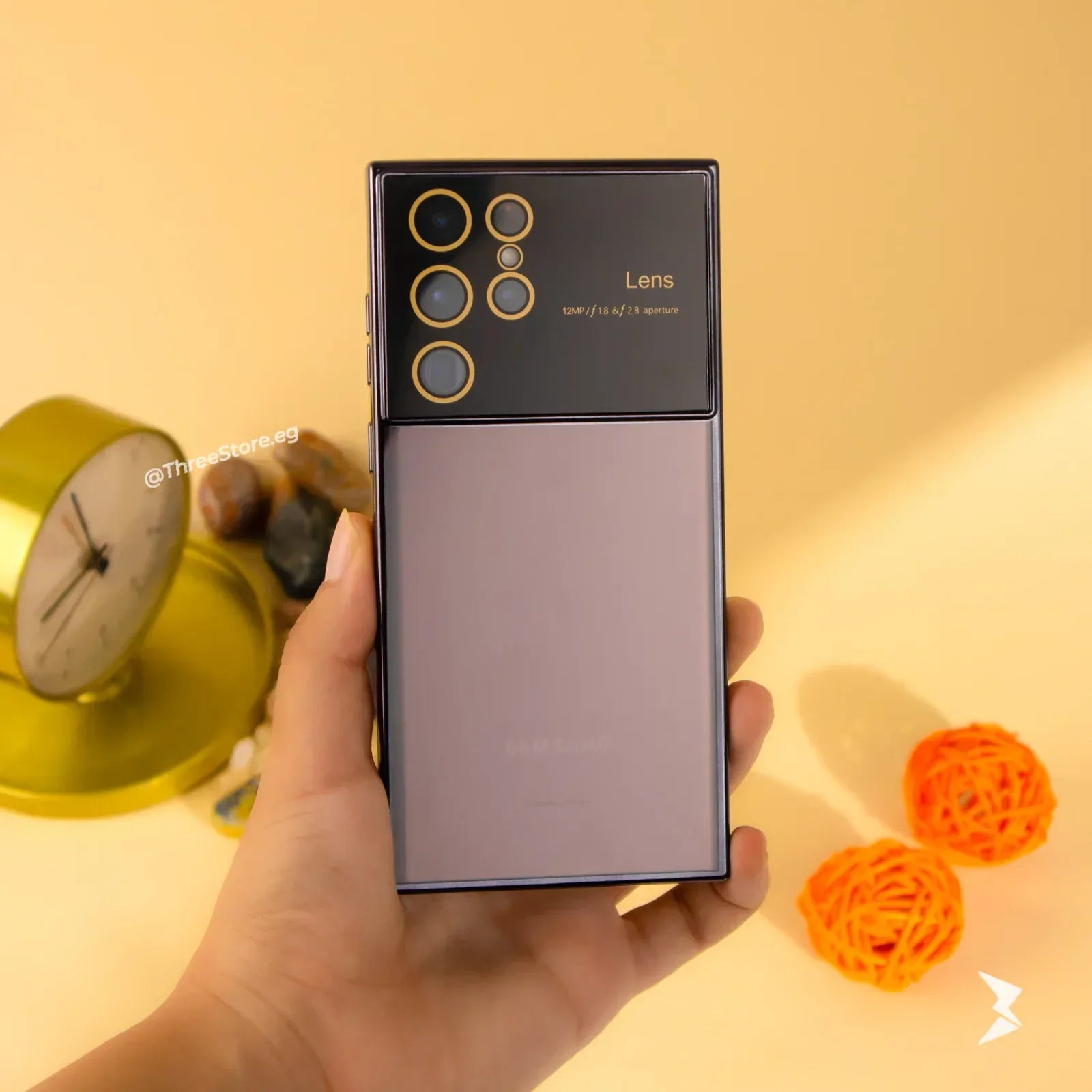 Large Window Transparent Case Samsung S23 Ultra - Three