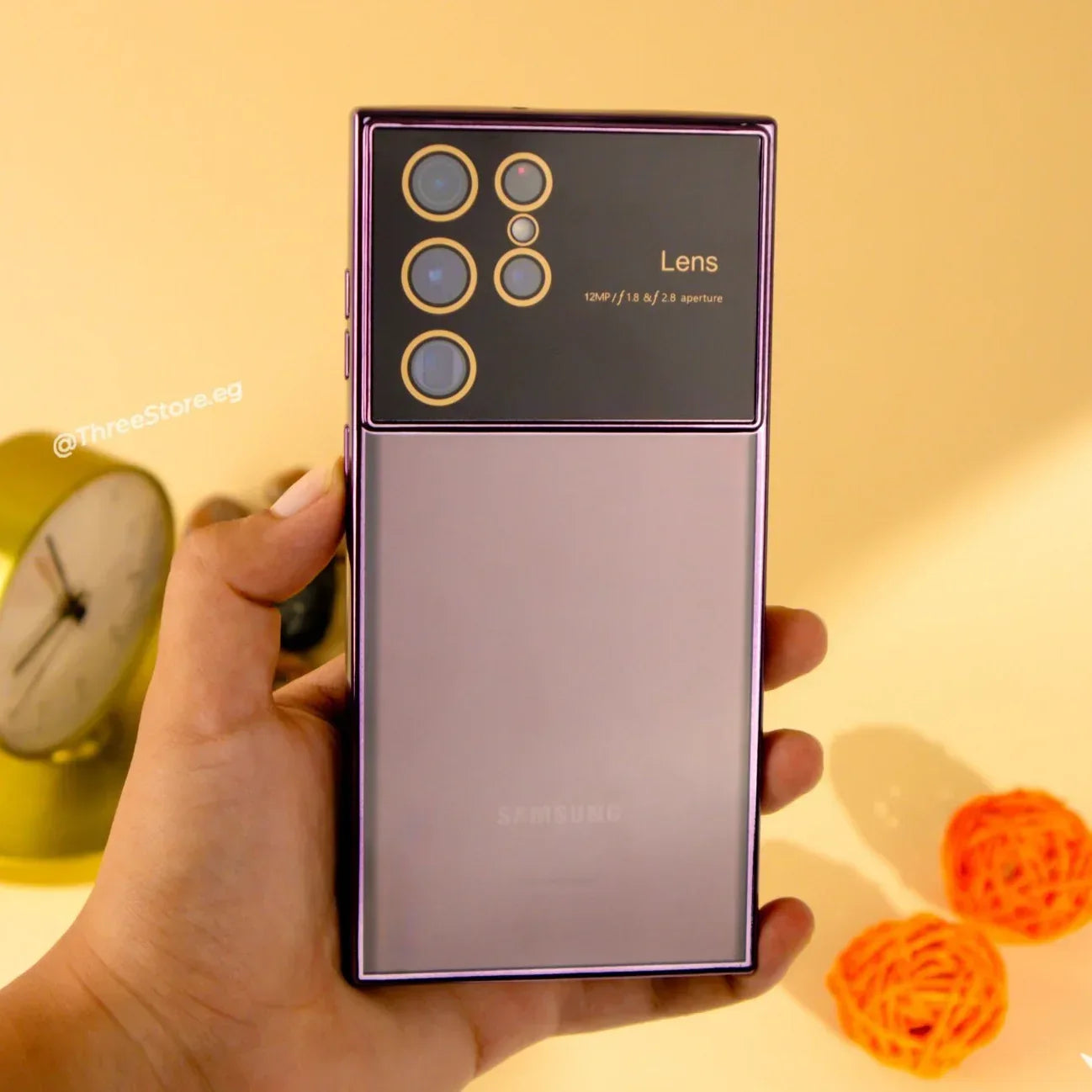 Large Window Transparent Case Samsung S23 Ultra - Three