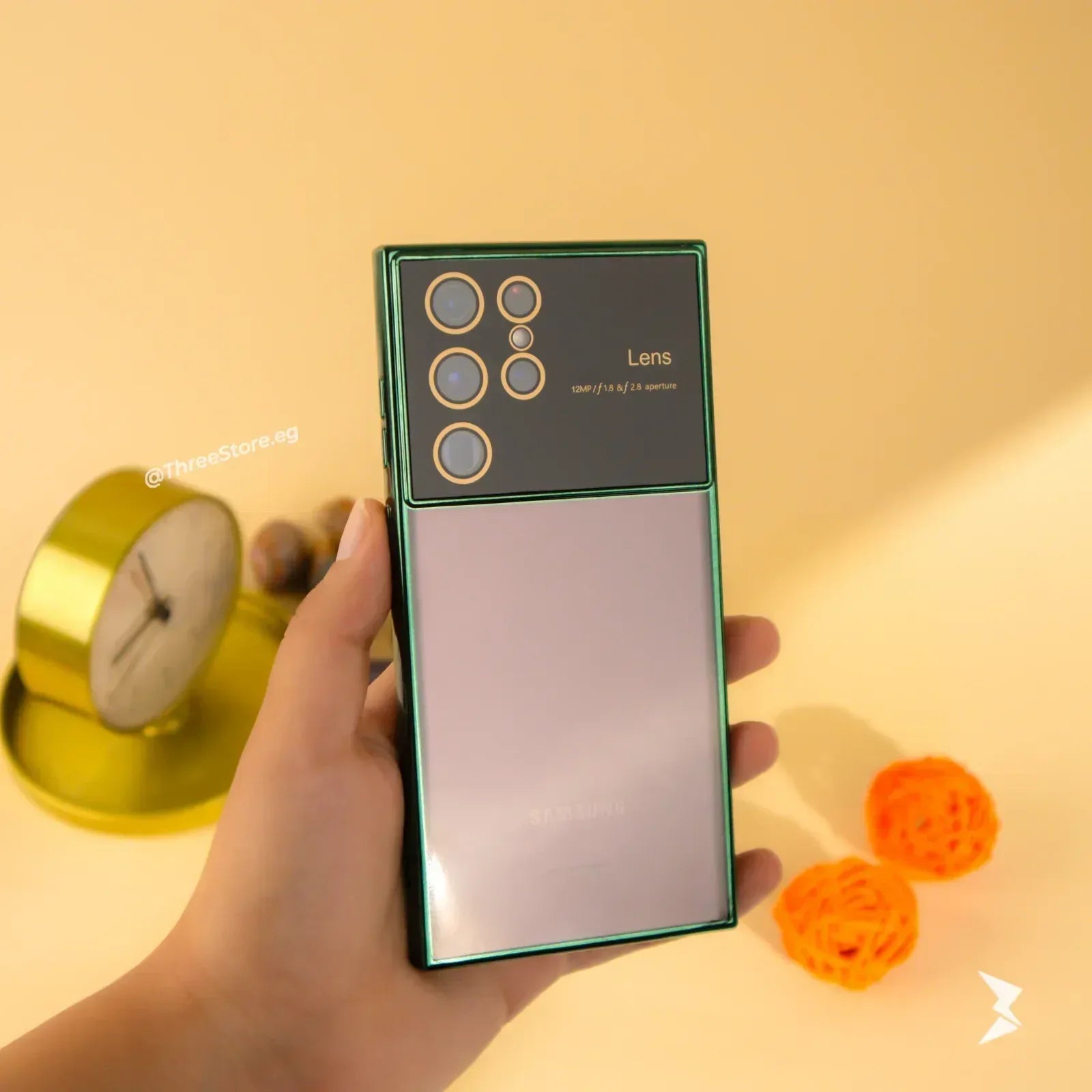 Large Window Transparent Case Samsung S23 Ultra - Three