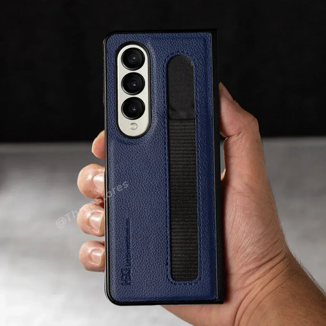 Leather Case Spen Samsung Z Fold 4 - Three