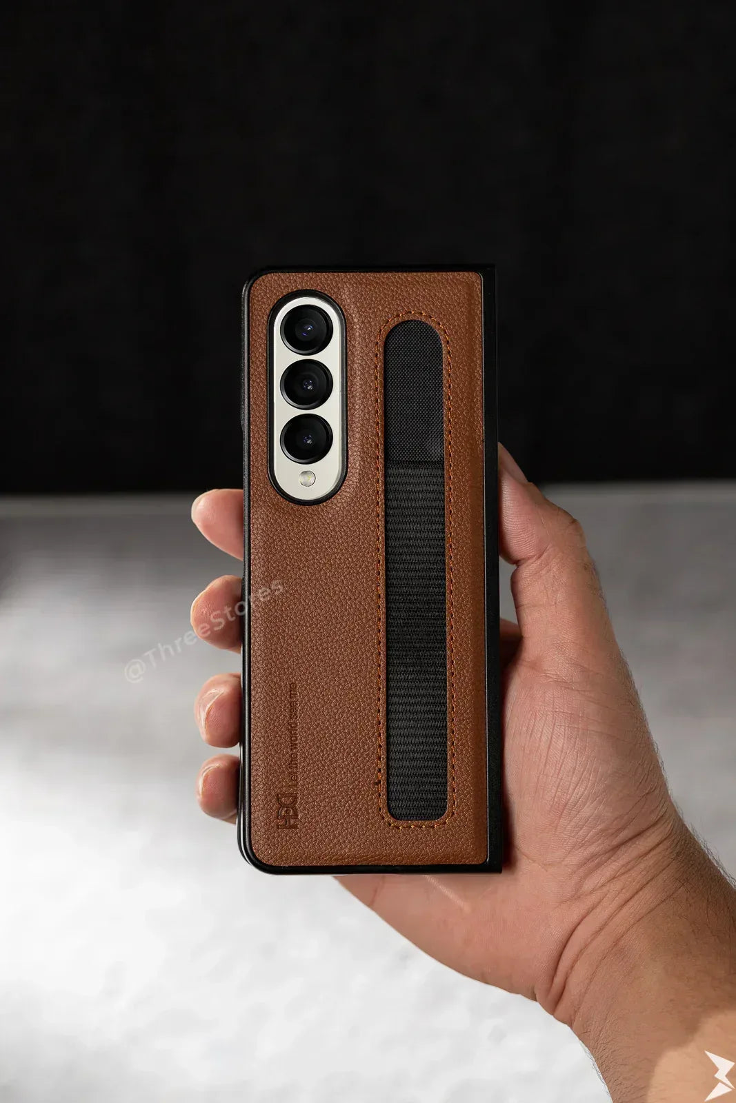 Leather Case Spen Samsung Z Fold 3 - Three