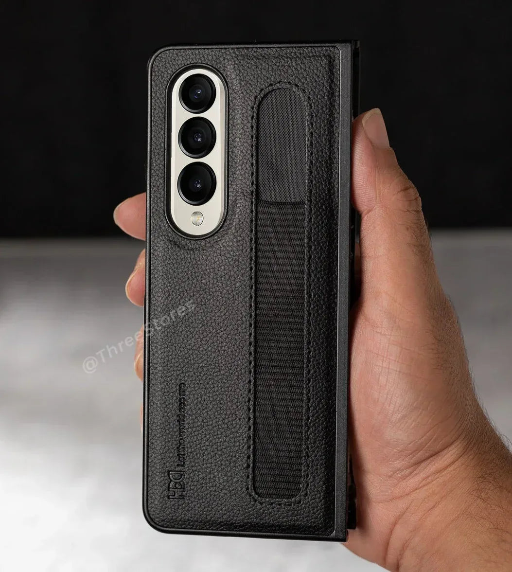 Leather Case Spen Samsung Z Fold 4 - Three