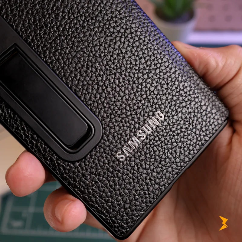 Leather Texure Stand Case Samsung Z Fold 5
