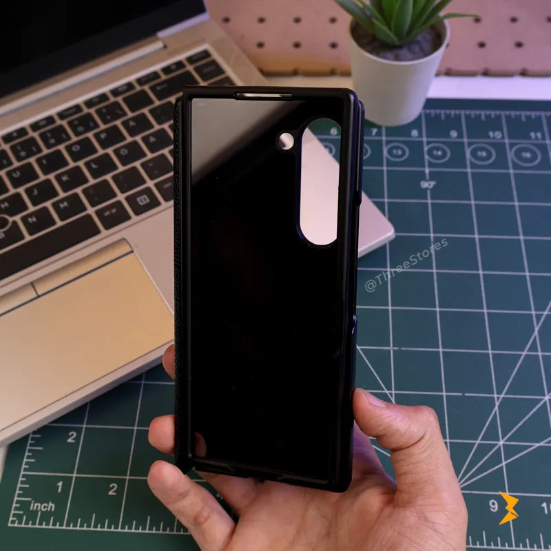 Leather Texure Stand Case Samsung Z Fold 5