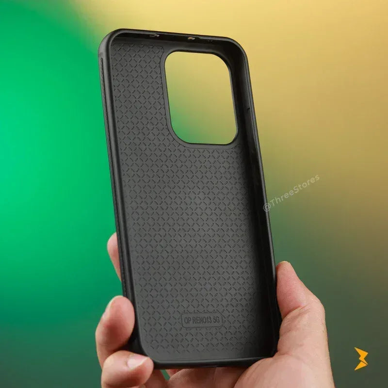 Leather Wallet Stand Case Oppo Reno 13F - Three