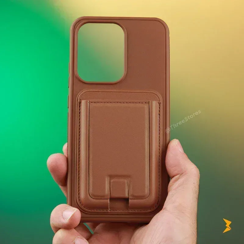 Leather Wallet Stand Case Oppo Reno 13F - Three