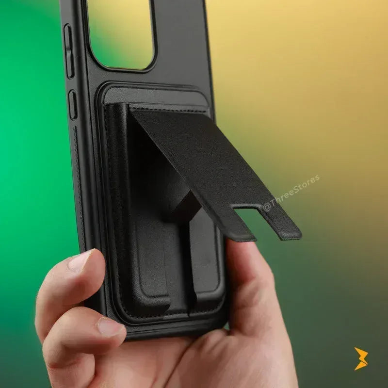 Leather Wallet Stand Case Oppo Reno 13F - Three