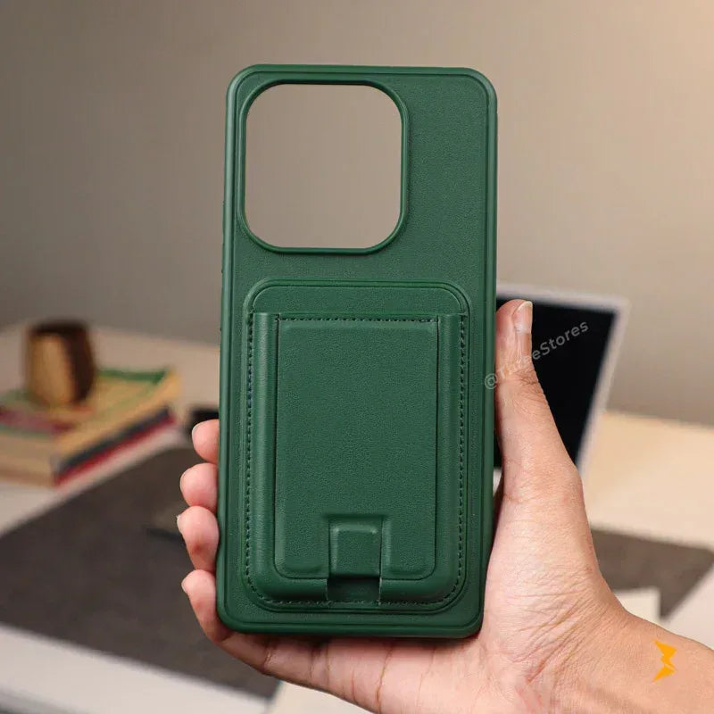 Leather Wallet Stand Case Xiaomi Redmi Note 14 4G - Three