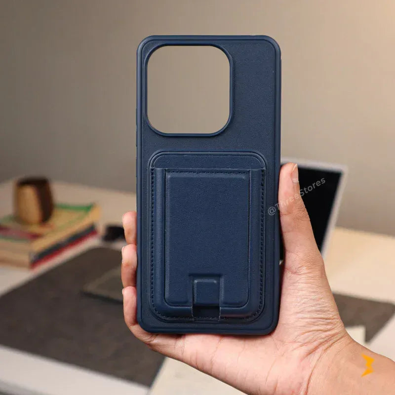 Leather Wallet Stand Case Xiaomi Redmi Note 14 4G - Three