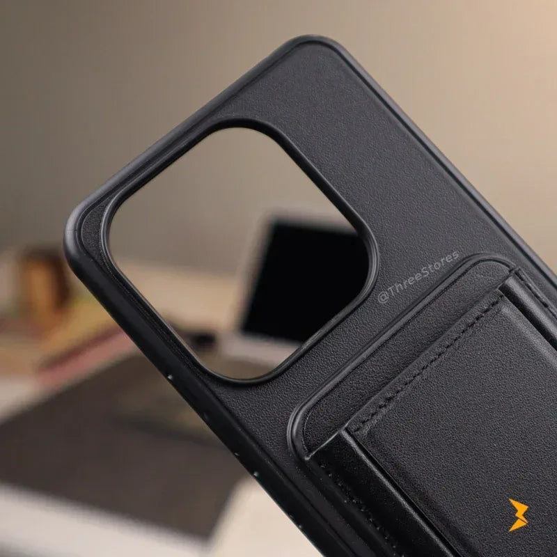 Leather Wallet Stand Case Xiaomi Redmi Note 14 4G - Three