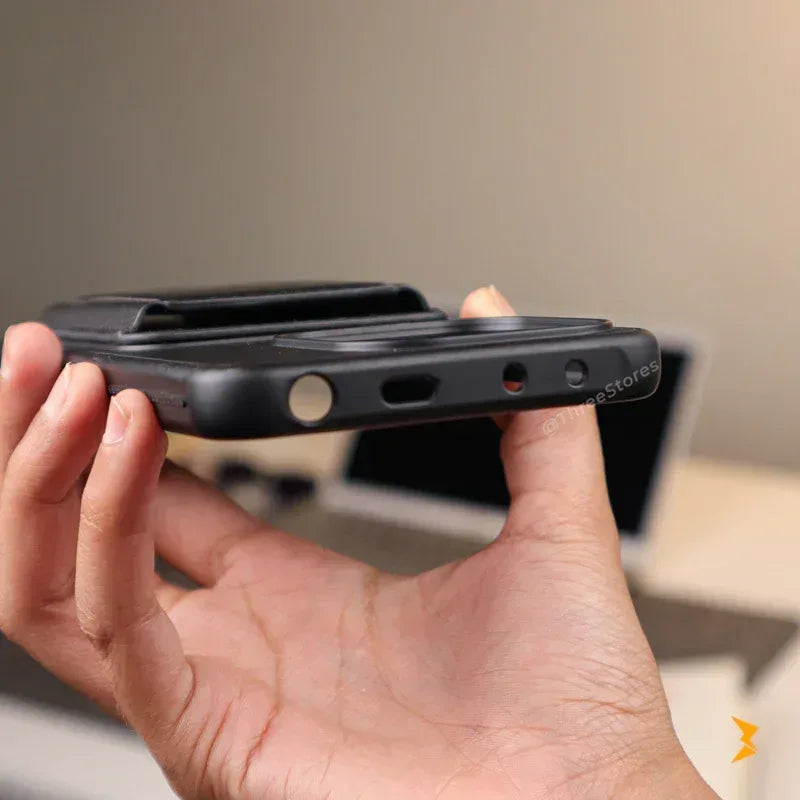 Leather Wallet Stand Case Xiaomi Redmi Note 14 4G - Three