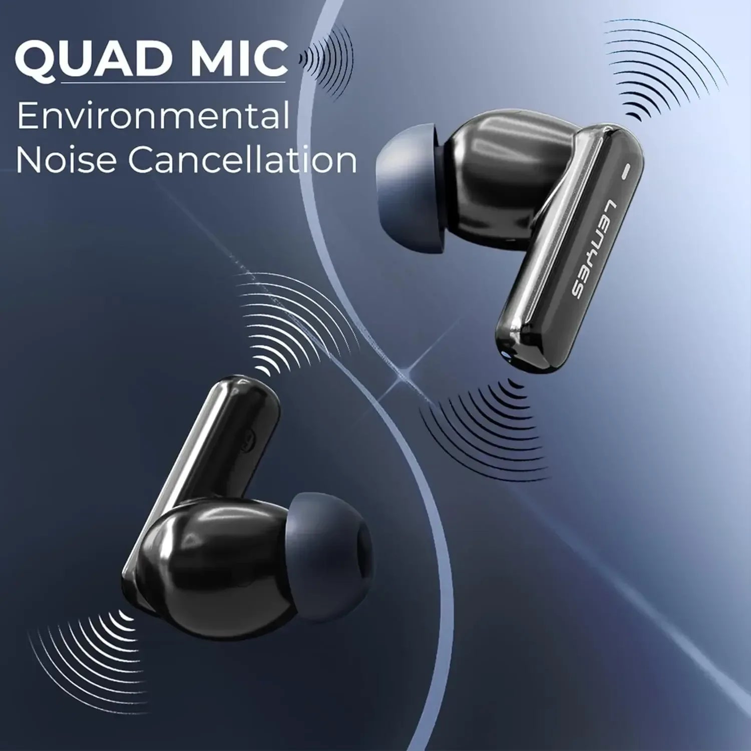 Lenyes Bluetooth Wireless Earbuds with ANC + ENC AIR 100 - Three