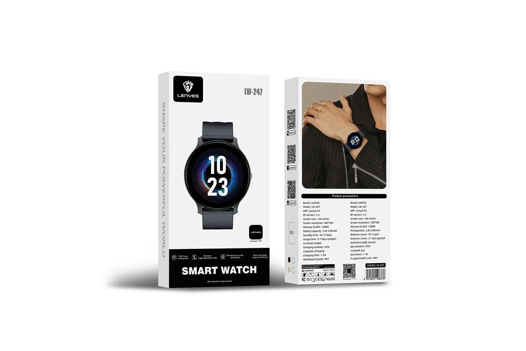 Lenyes Smart Watch LW-247 - Three