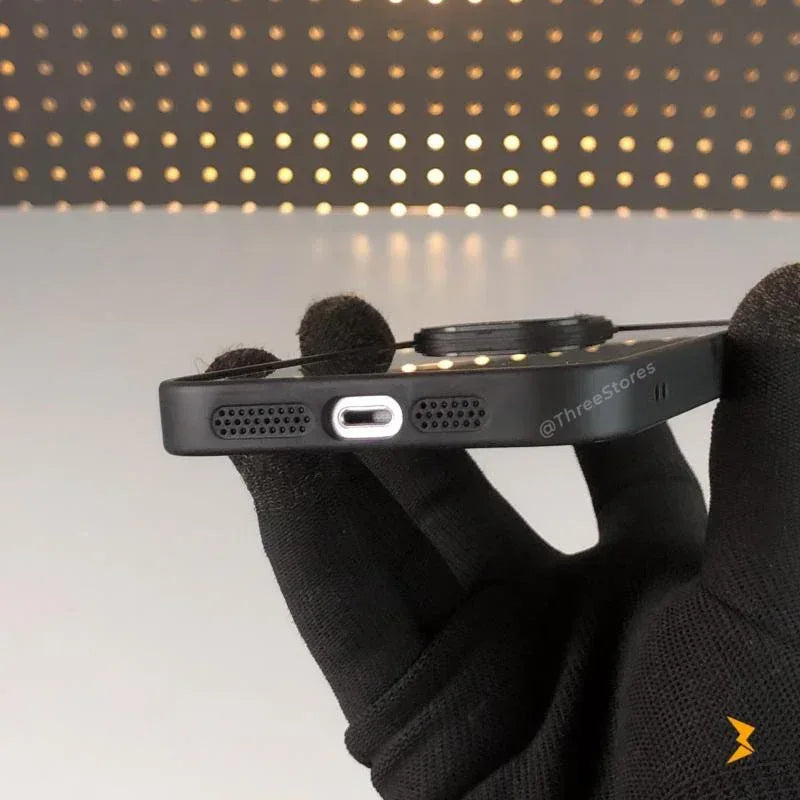 Letters Camera Case iPhone 15 - Three