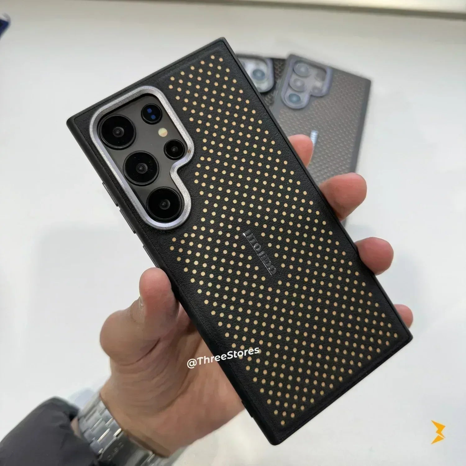 Lido Mesh Leather Case Samsung S25 Ultra - Three