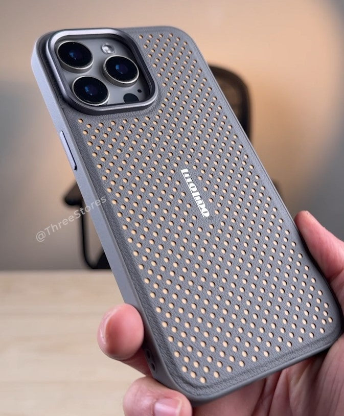 Lido Mesh Leather Case iPhone 16 Pro Max