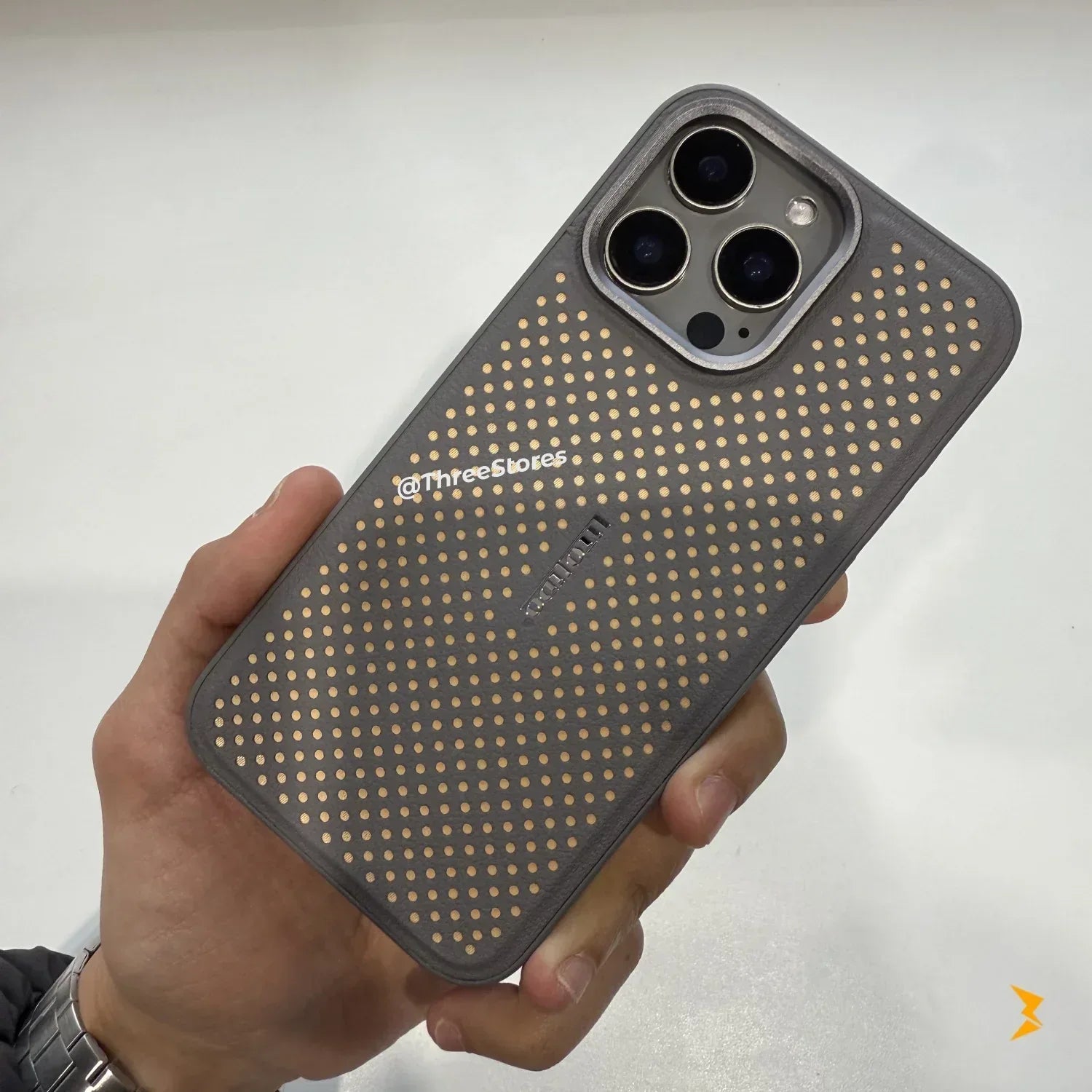 Lido Mesh Leather Case iPhone 13 Pro Max - Three