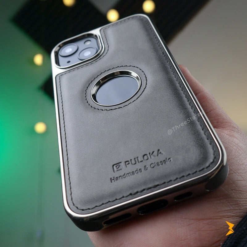 Light Sand Leather Case iPhone 13/14/15