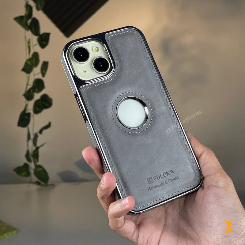 Light Sand Leather Case iPhone 13/14/15