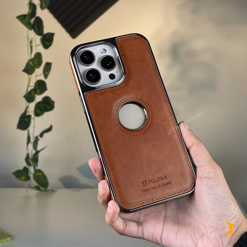 Light Sand Leather Case iPhone 12 Pro Max