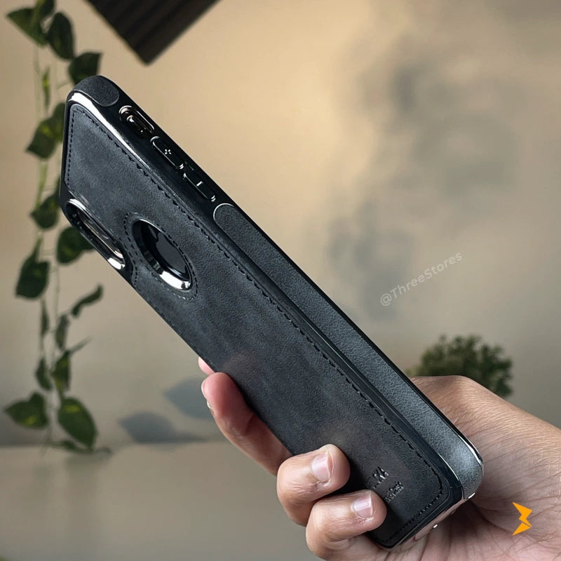 Light Sand Leather Case iPhone Xs Max