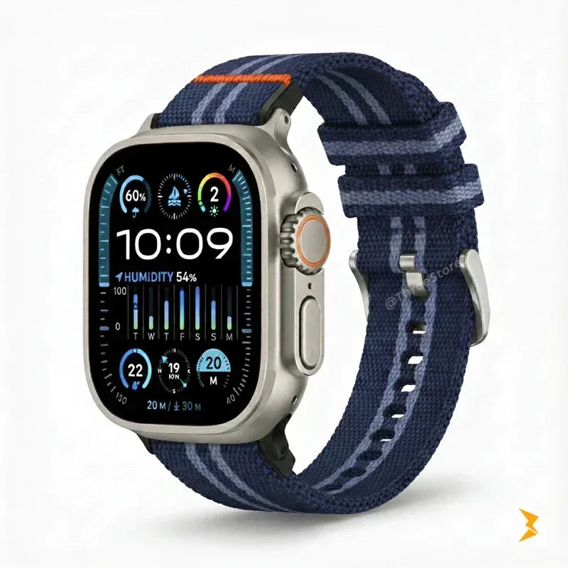 Line Fabric Band For Apple Watch - Three