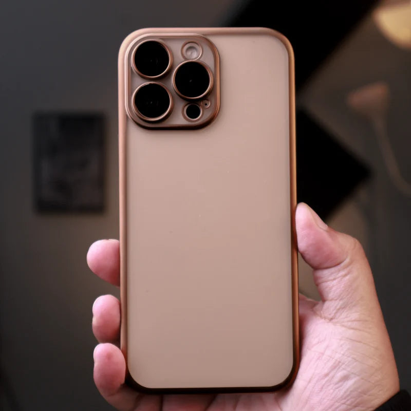 Line Frame Cam Protection Case iPhone 16 Pro Max