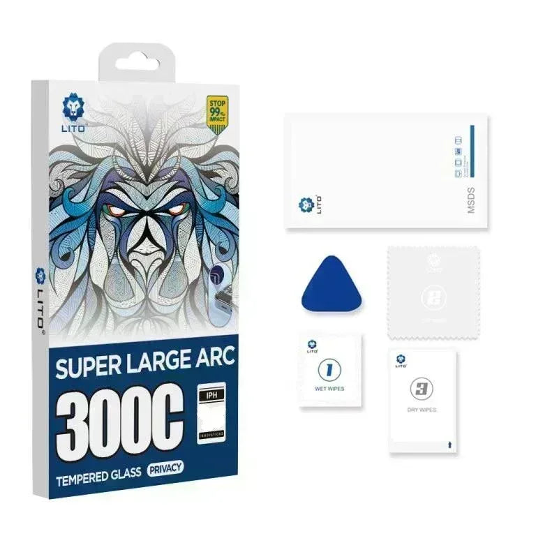 Lito 300C Edge Privacy Screen Protector iPhone 13 - Three