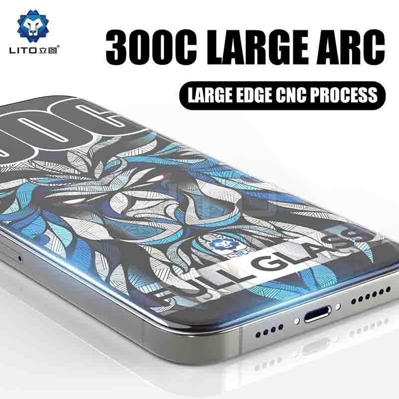 Lito 300C Edge Screen Protector iPhone 15 Pro Max - Three