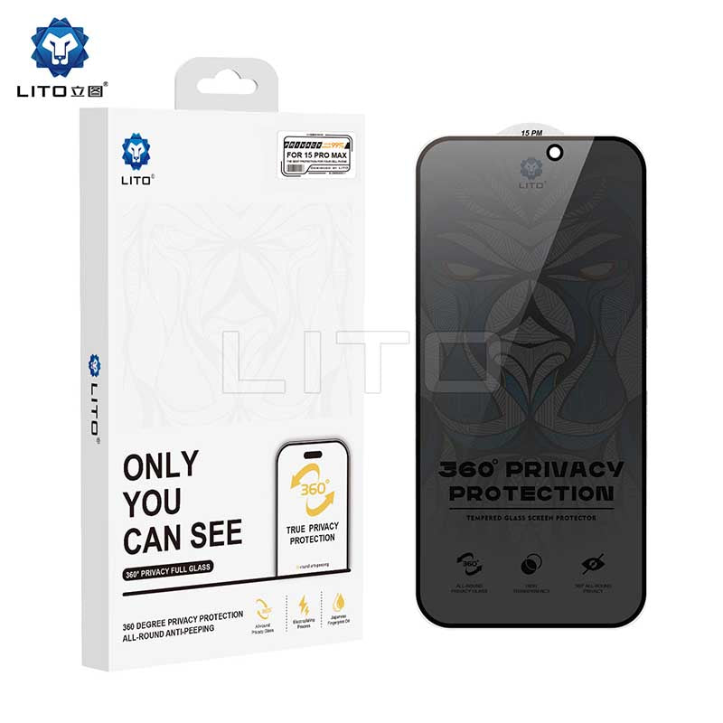 Lito 360° Privacy Screen Protector iPhone 14 Pro Max