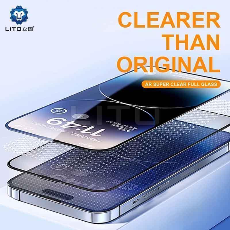 Lito AR Glass Screen Protector iPhone 13 Pro Max - Three