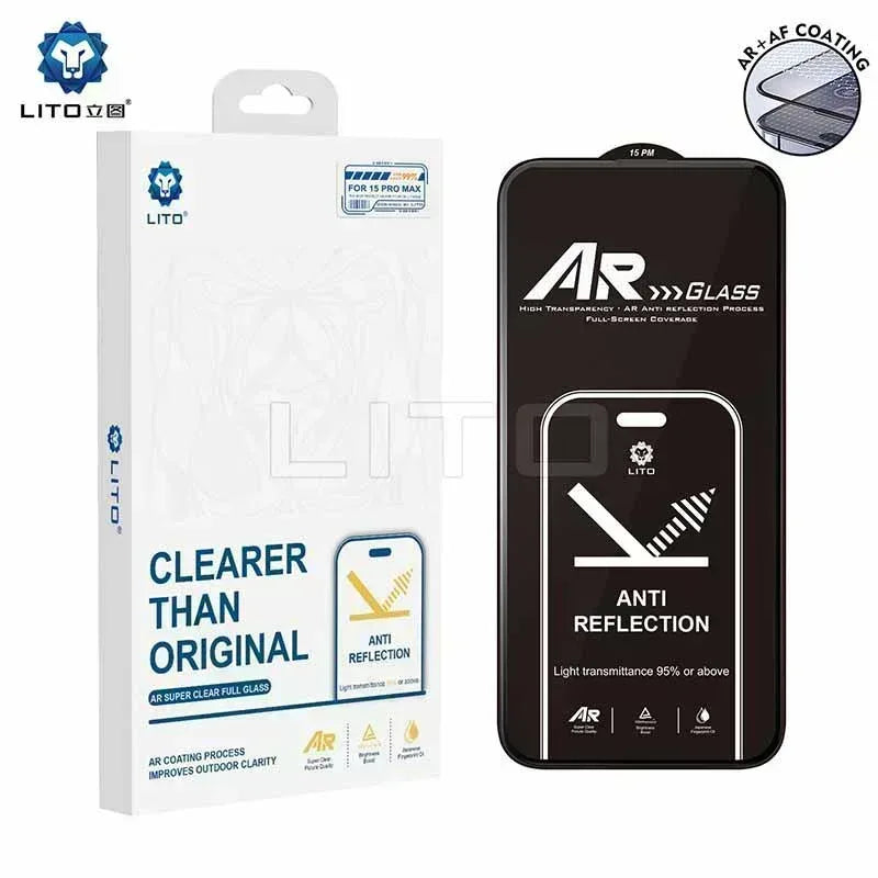 Lito AR Glass Screen Protector iPhone 13 Pro Max - Three