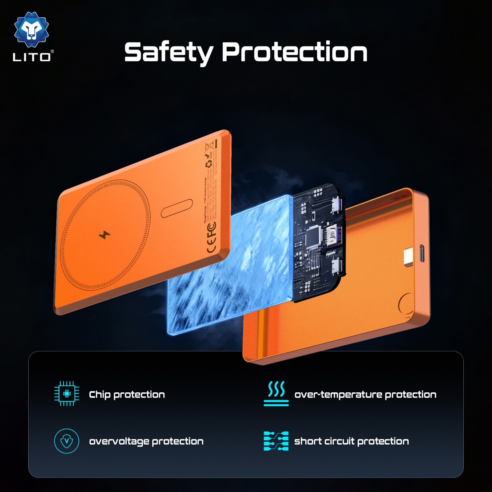 Lito Magnetic Power Bank LP08