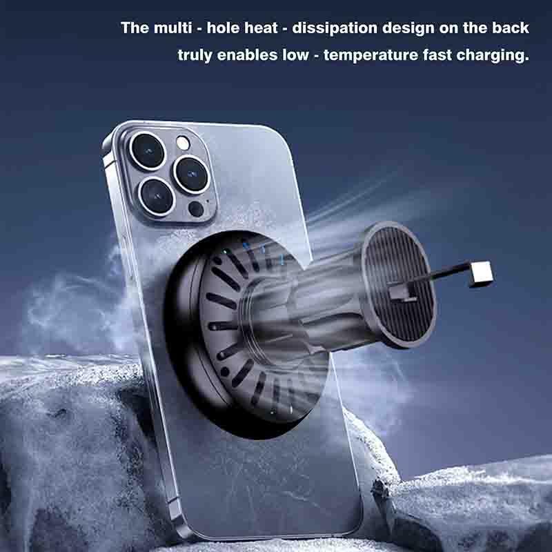 Lito Magnetic Wireless Charging Car Mount Phone Holder 15W LT-W07 - Three
