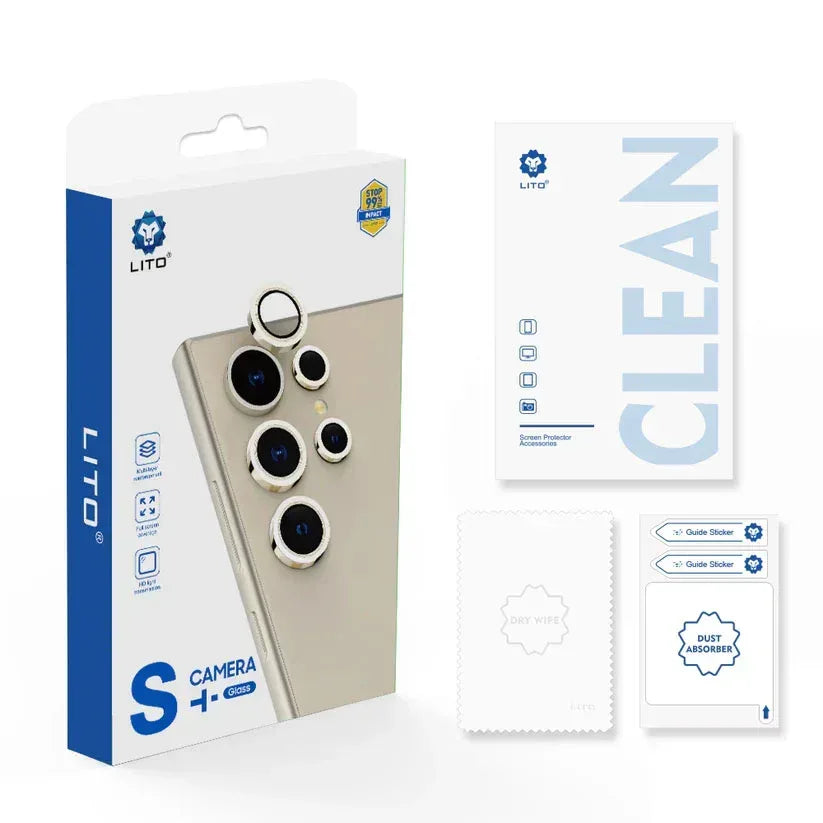 Lito S+ Camera Lens Protector Samsung S25 Ultra - Three