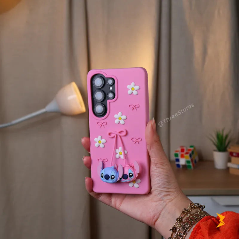 Lovely Stitch Case Samsung S26 Ultra