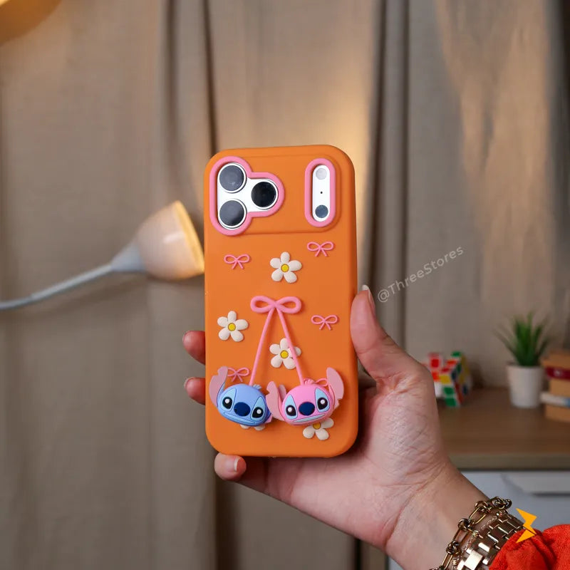 Lovely Stitch Case iPhone 17 Pro Max