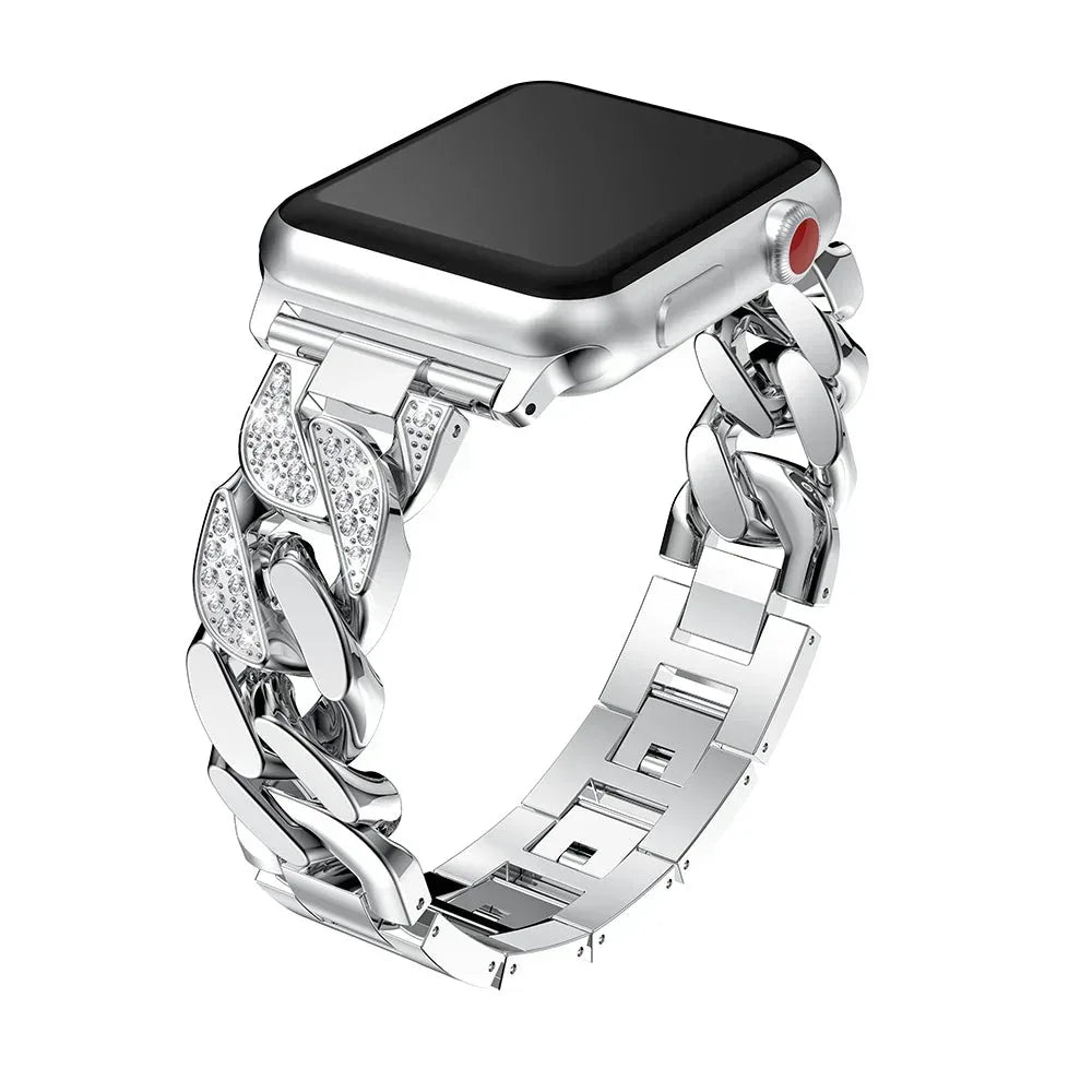 Lux Diamond Metal Band For Apple Watch - Three