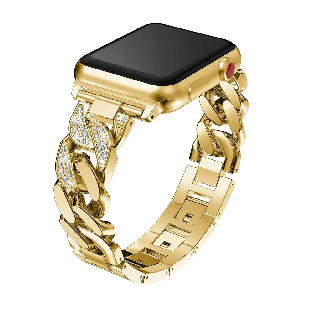 Lux Diamond Metal Band For Apple Watch - Three
