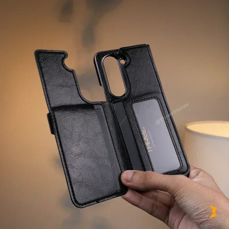 Luxurious Wallet Fold Case Samsung Z Fold 7 - Three