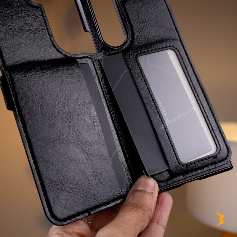 Luxurious Wallet Fold Case Samsung Z Fold 7
