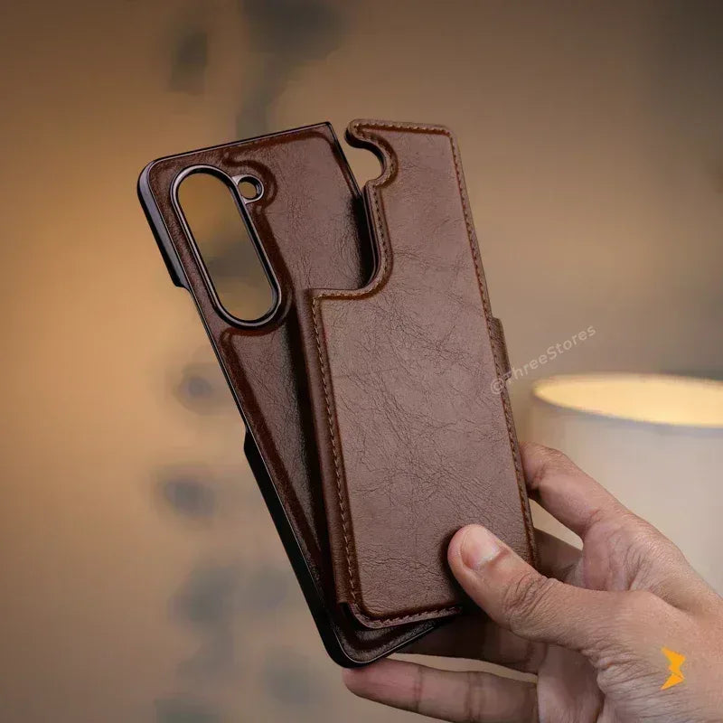 Luxurious Wallet Fold Case Samsung Z Fold 7 - Three