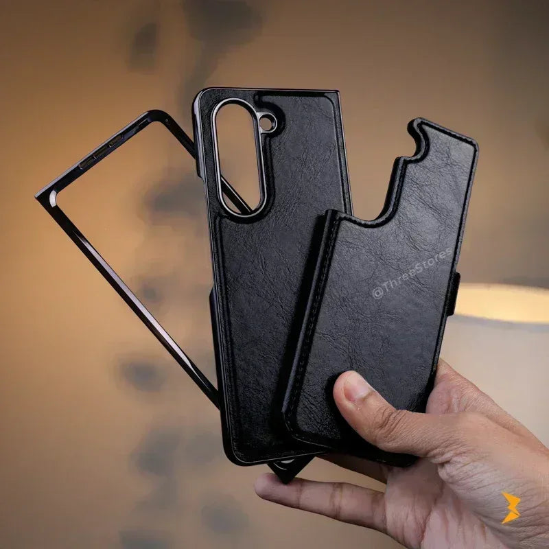 Luxurious Wallet Fold Case Samsung Z Fold 7 - Three