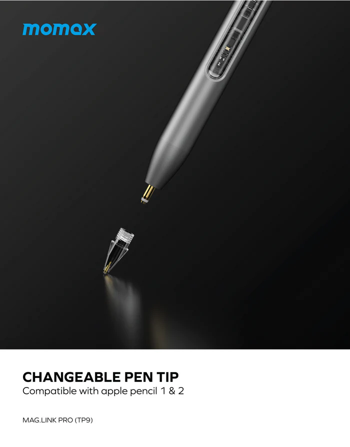 Momax Mag.Link Pro Magnetic charging active stylus pen (TP9EPRO)